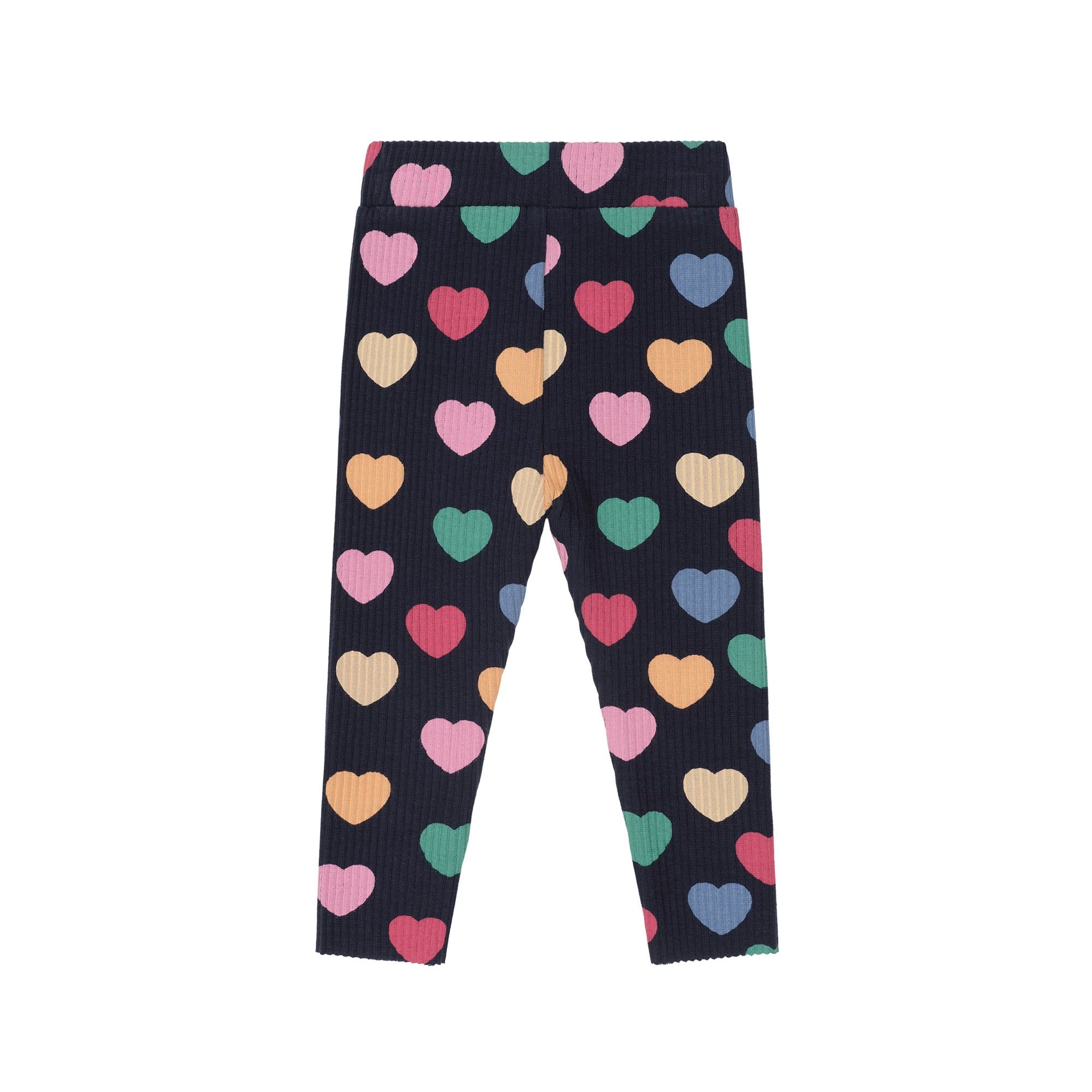 Multi Hearts Rib Legging
