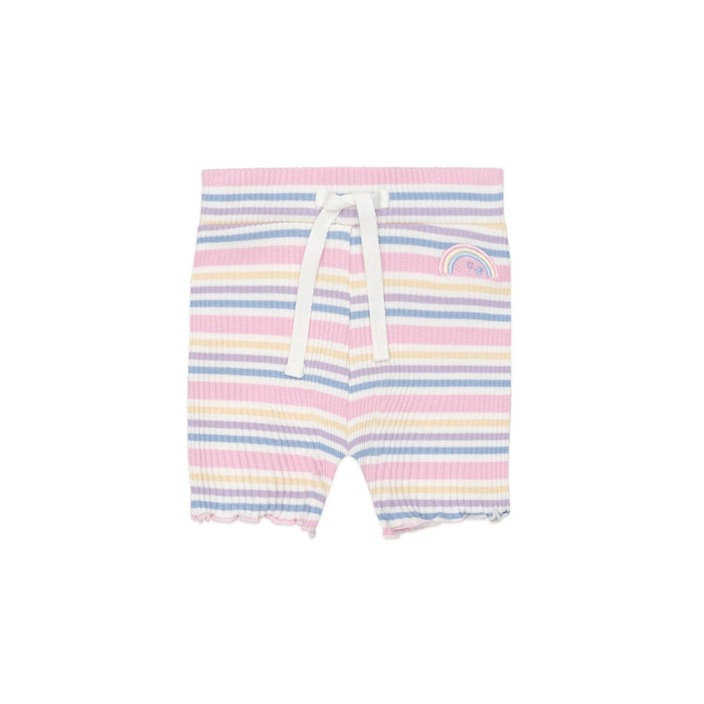 Huxbaby Rainbow Stripe Rib Short