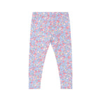 Vintage Floral Legging - Bijou Blue