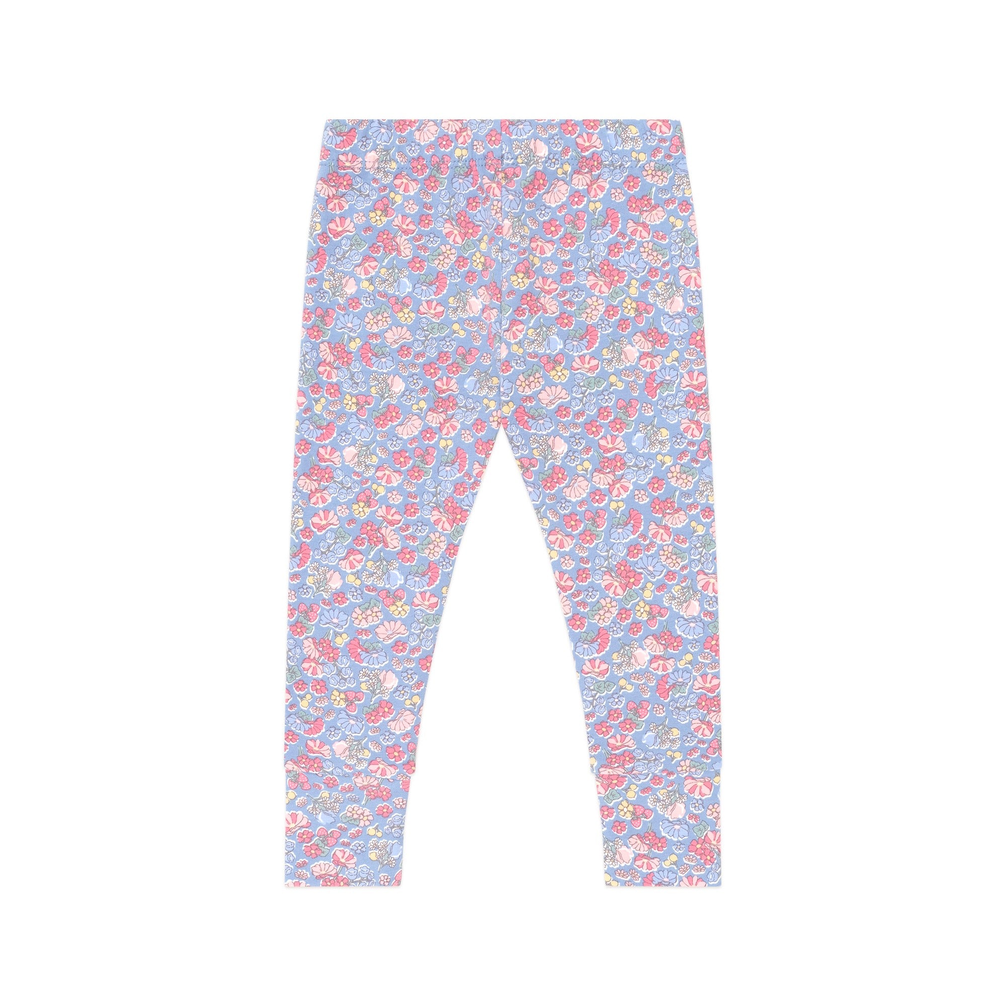 Vintage Floral Legging - Bijou Blue