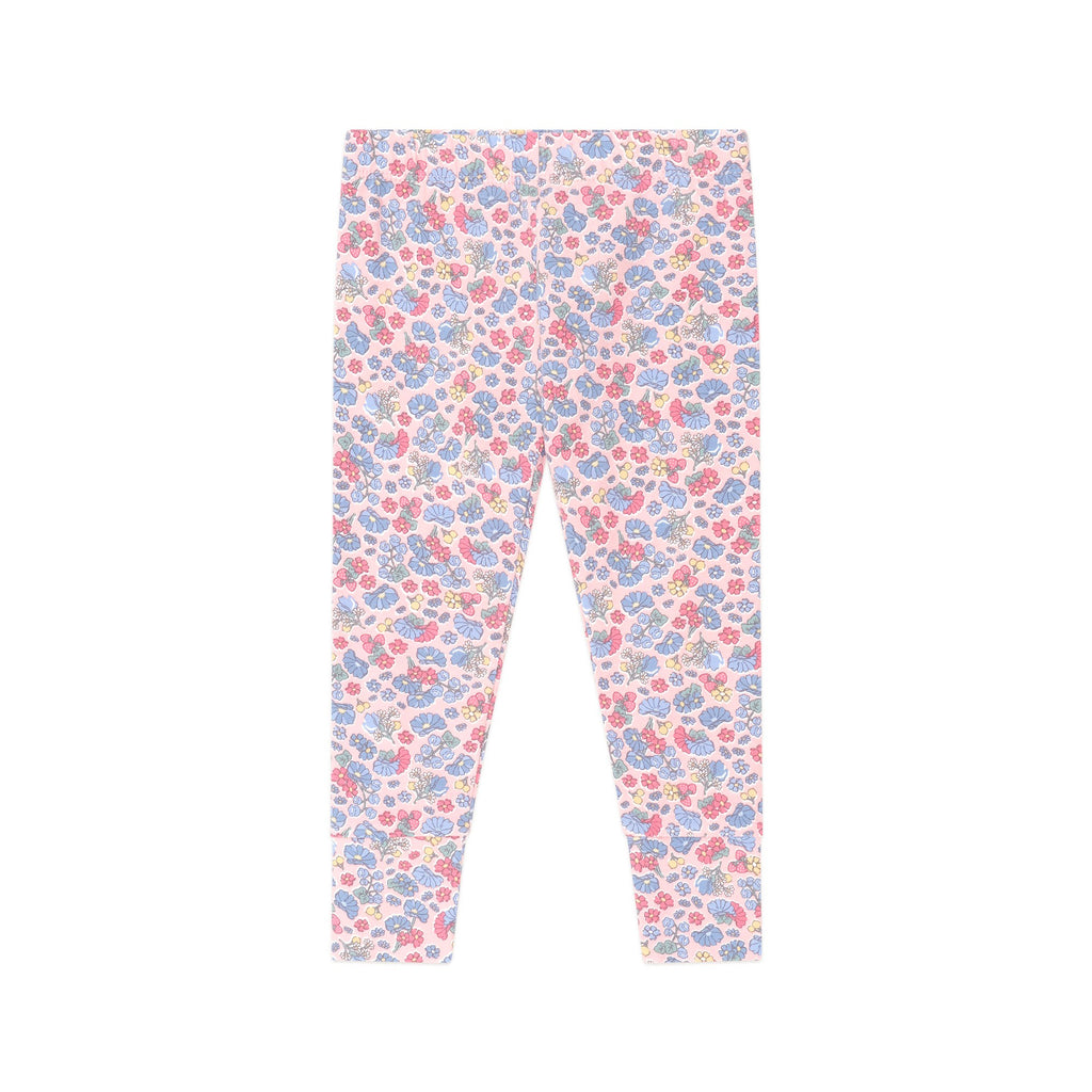 Vintage Floral Legging - Dusty Pink