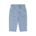 Vintage Bow Paperbag Denim Pant