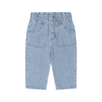 Vintage Bow Paperbag Denim Pant