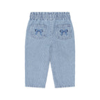 Vintage Bow Paperbag Denim Pant