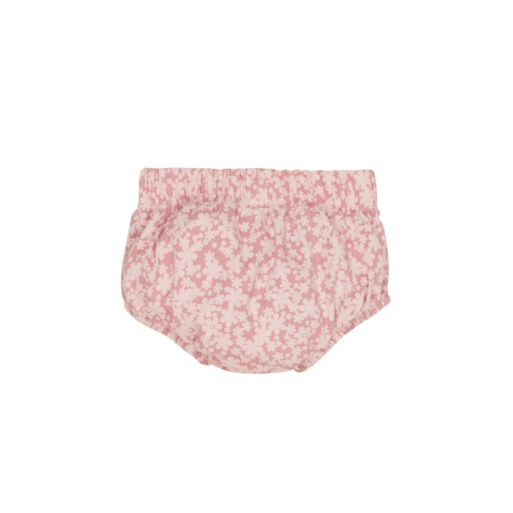 Huxbaby Smile Floral Bloomer - Dusty Rose