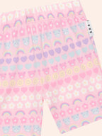Huxbaby Emoji Rainbow Bike Short