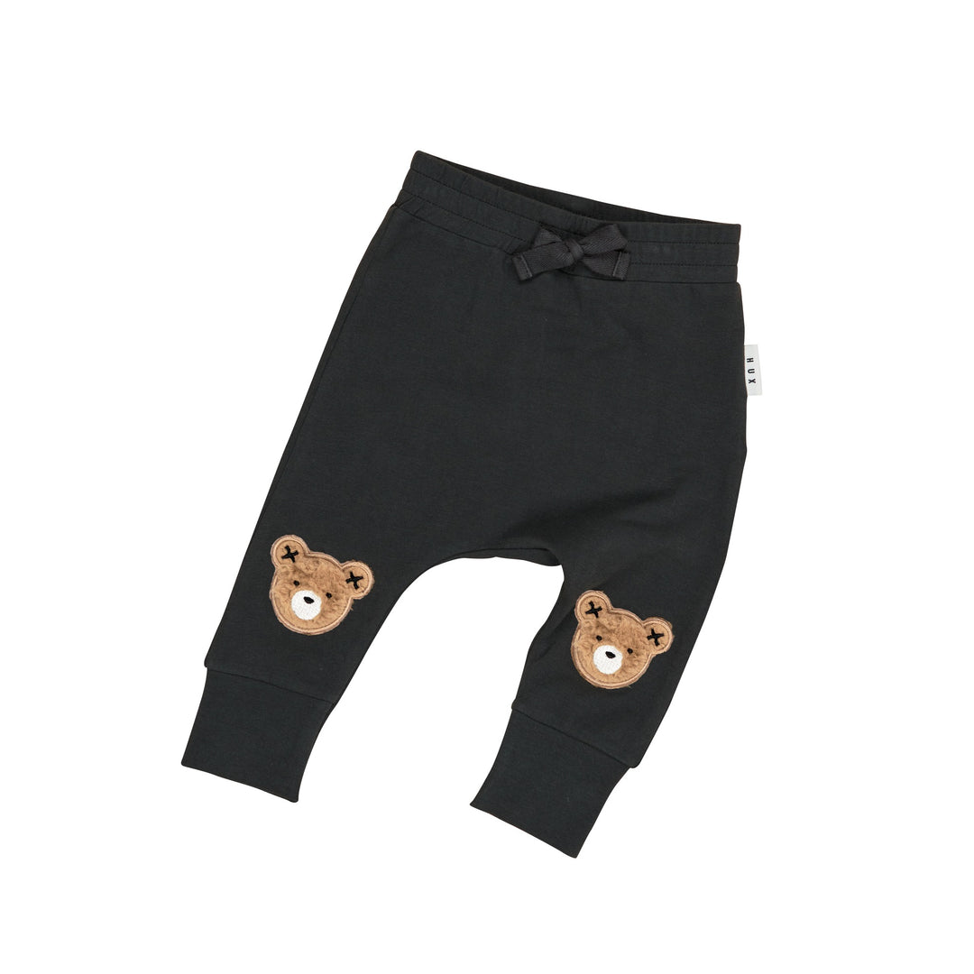 Huxbaby Fur Hux  Drop Crotch Pant - Soft Black