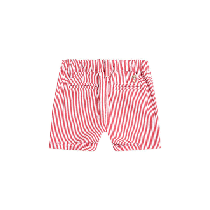 Huxbaby Chill Red Stripe Chino Shorts