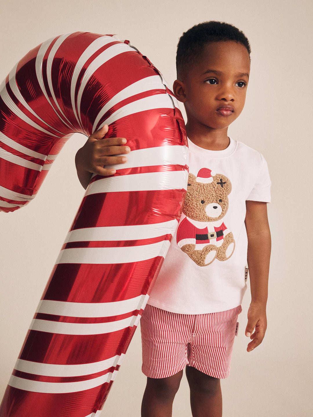 Huxbaby Chill Red Stripe Chino Shorts