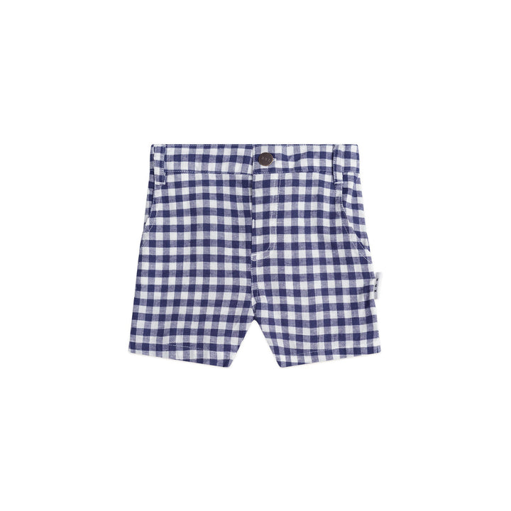 Huxbaby Check Chino Shorts