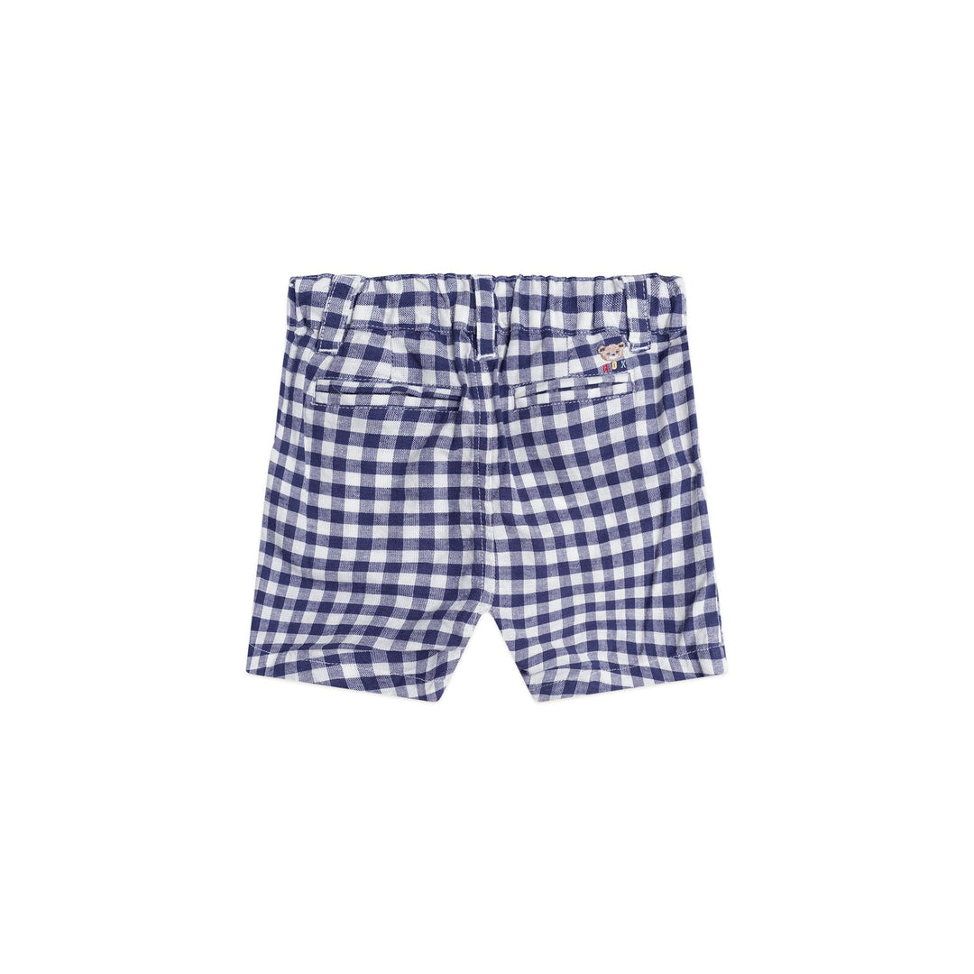 Huxbaby Check Chino Shorts