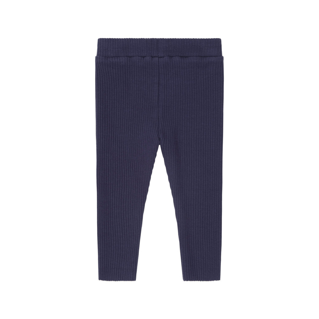 Navy Rib Legging