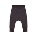 Soft Black Drop Crotch Pant