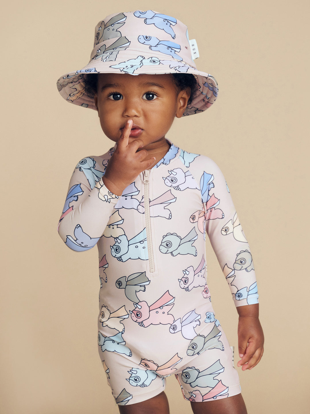 Huxbaby Super Dino Swim Hat