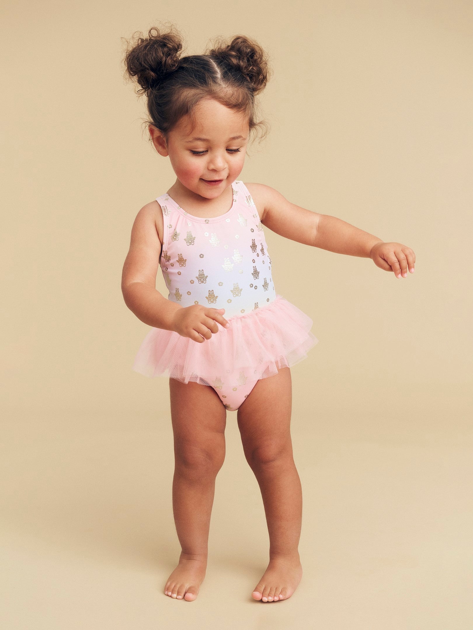 Fairy Bunny Ballet Swimsuit - Rainbow