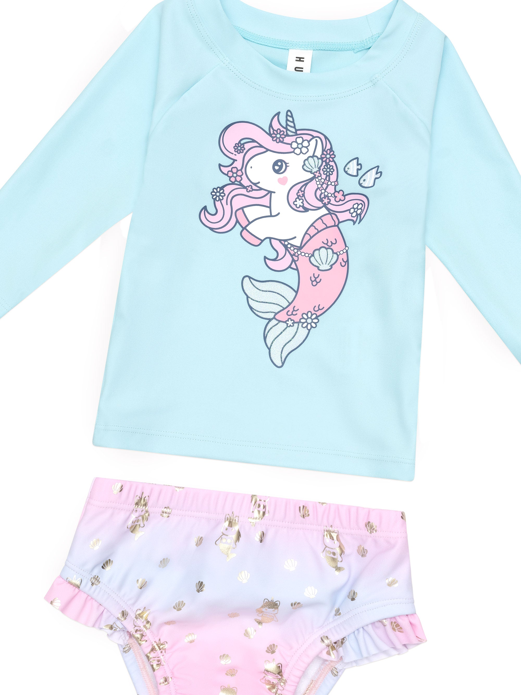 Mercorn Shell Swim Set - Iced Aqua/Multi