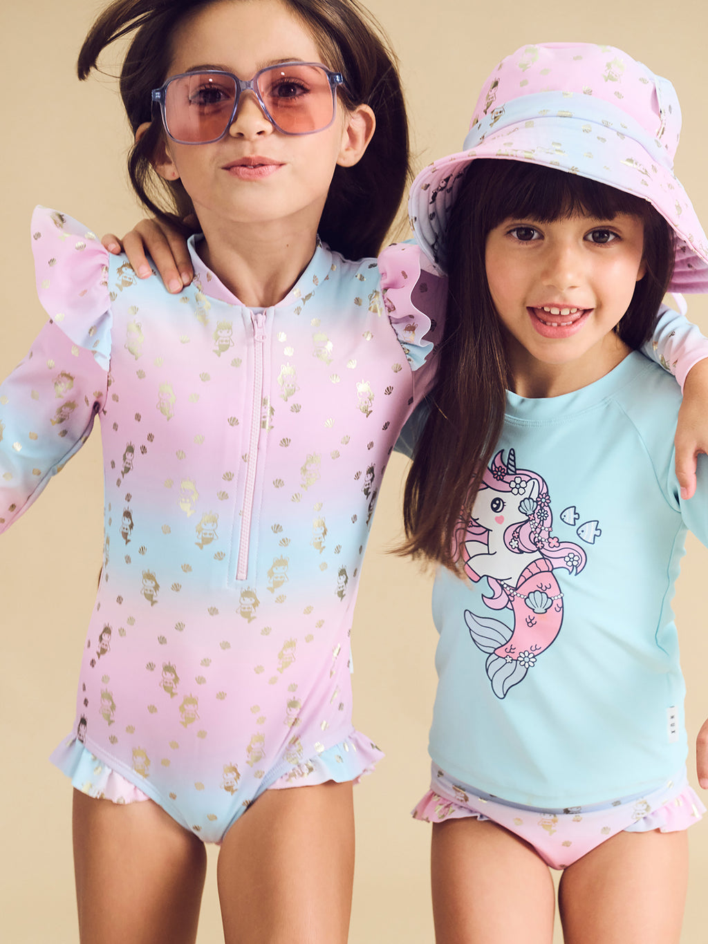 Mercorn Shell Swim Set - Iced Aqua/Multi