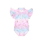 Mercorn Shell Frill Zip Swimsuit - Multi