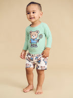 Tennis Hux Swim Short - Ecru
