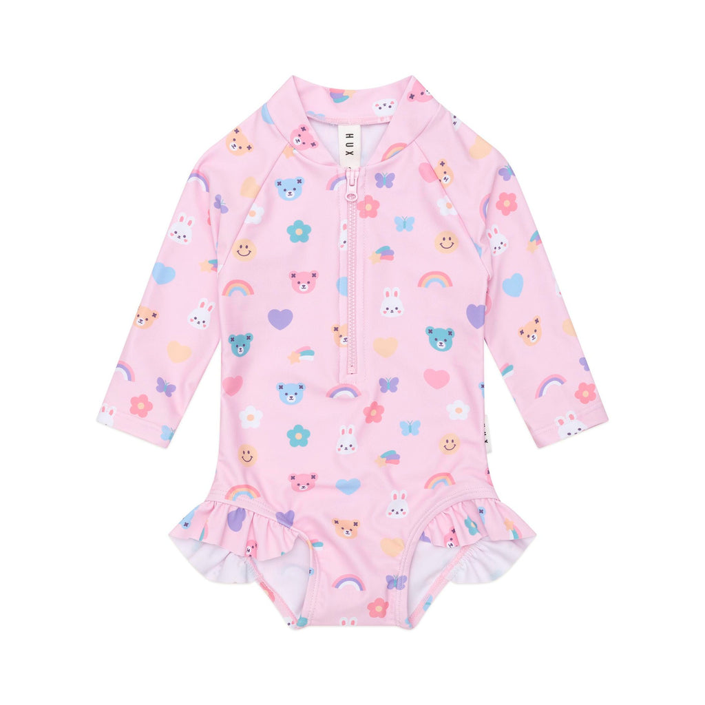 Huxbaby Hux Emoji Zip Swimsuit