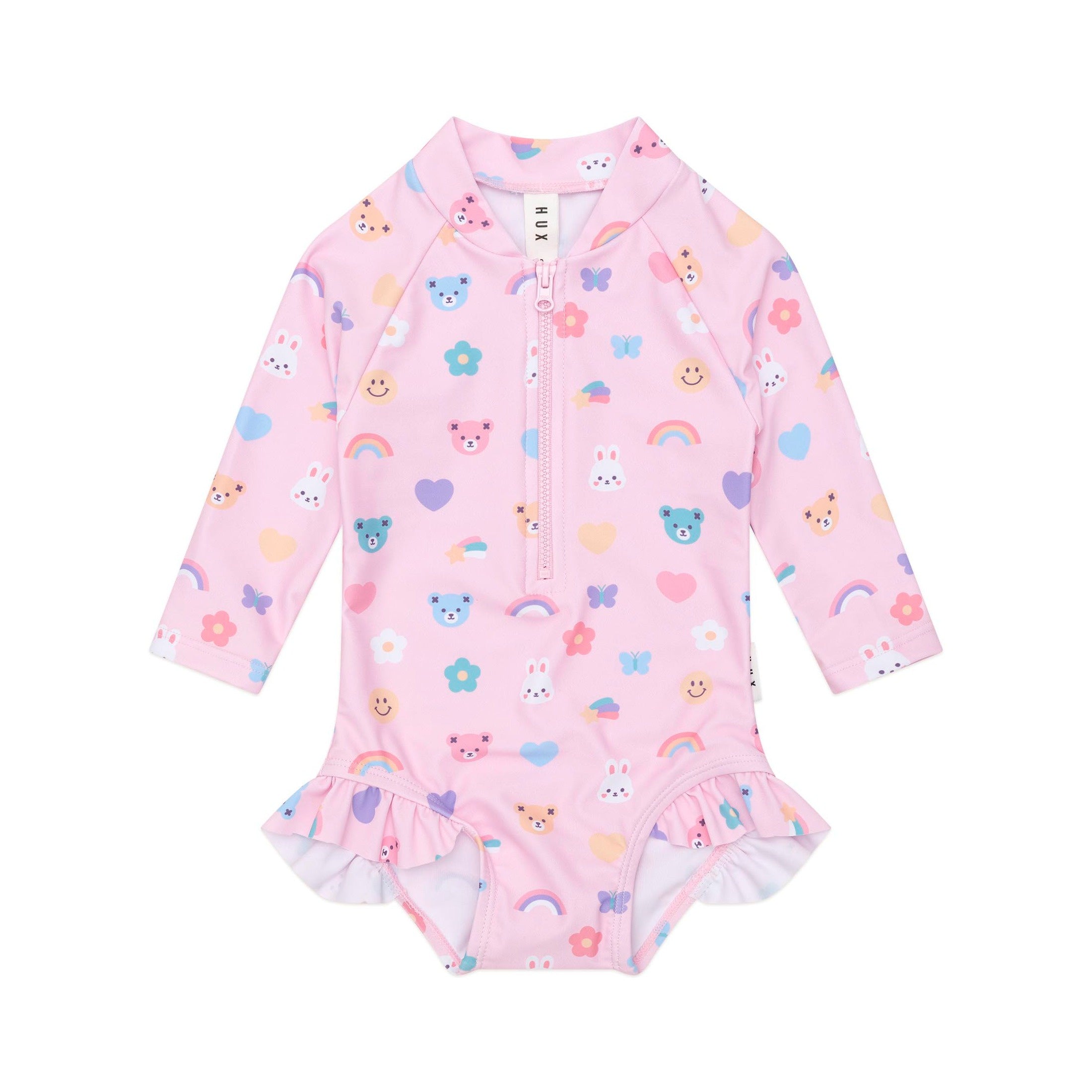 Huxbaby Hux Emoji Zip Swimsuit