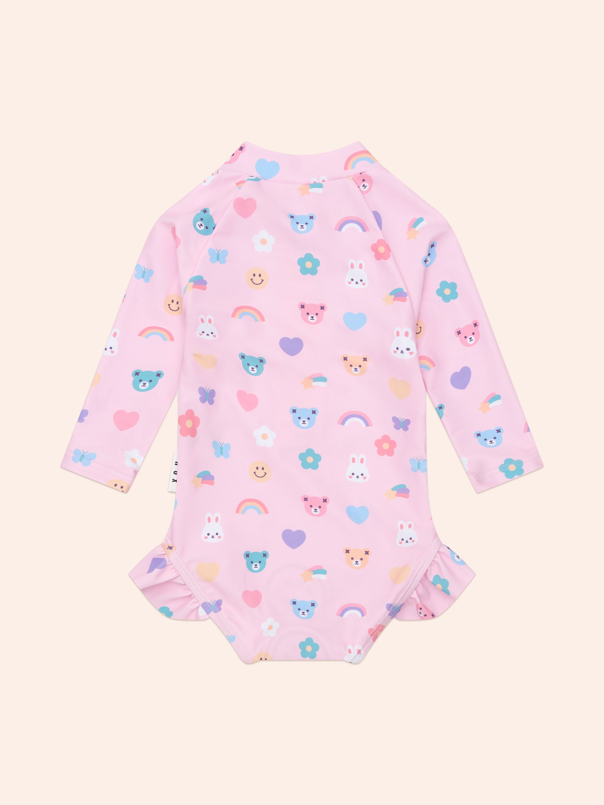 Huxbaby Hux Emoji Zip Swimsuit