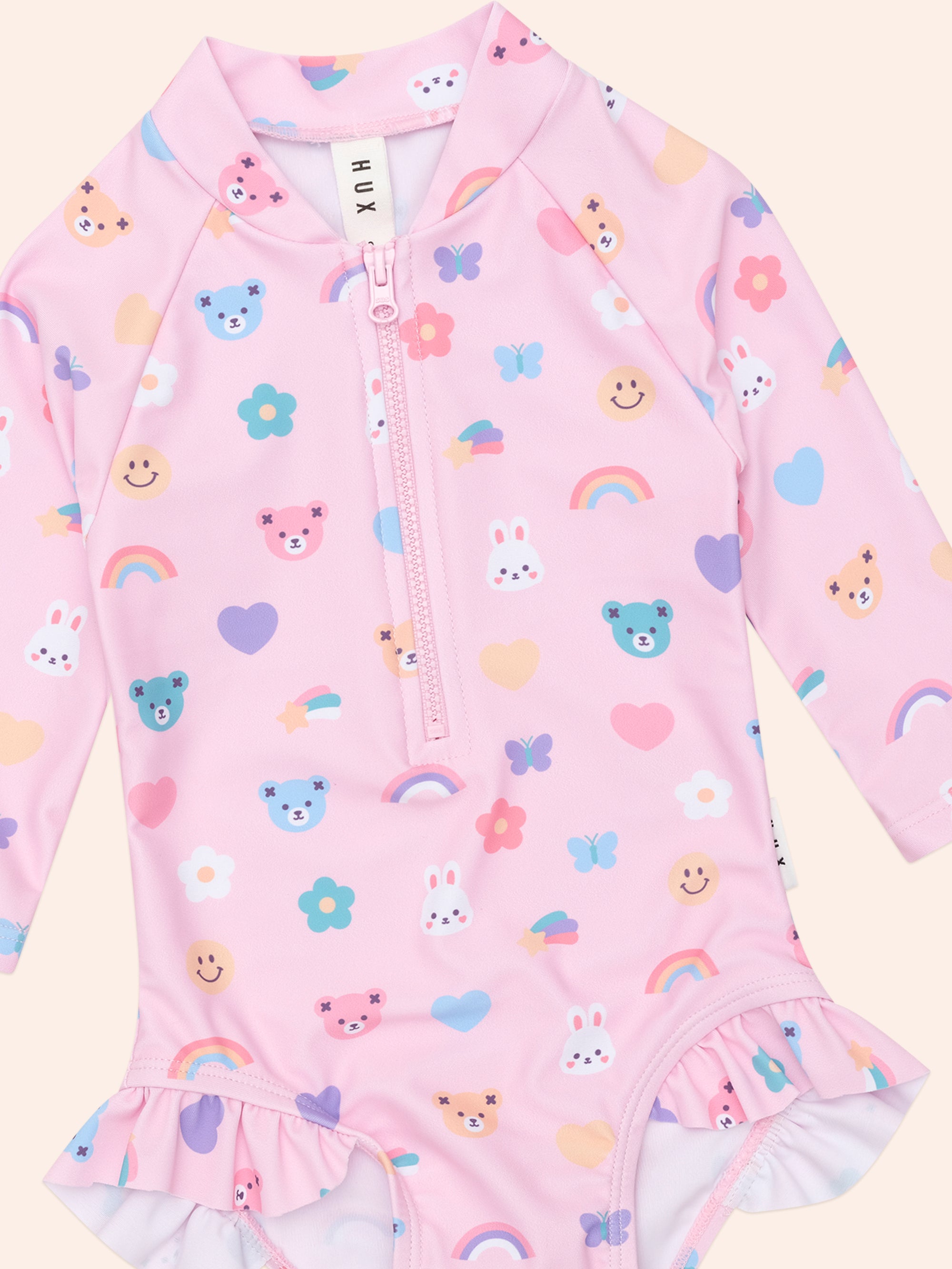 Huxbaby Hux Emoji Zip Swimsuit