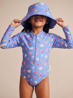 Fruit Emoji Zip Swimsuit