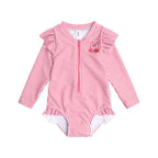 Frill Swimsuit Cherry Pie Stripe