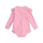 Frill Swimsuit Cherry Pie Stripe