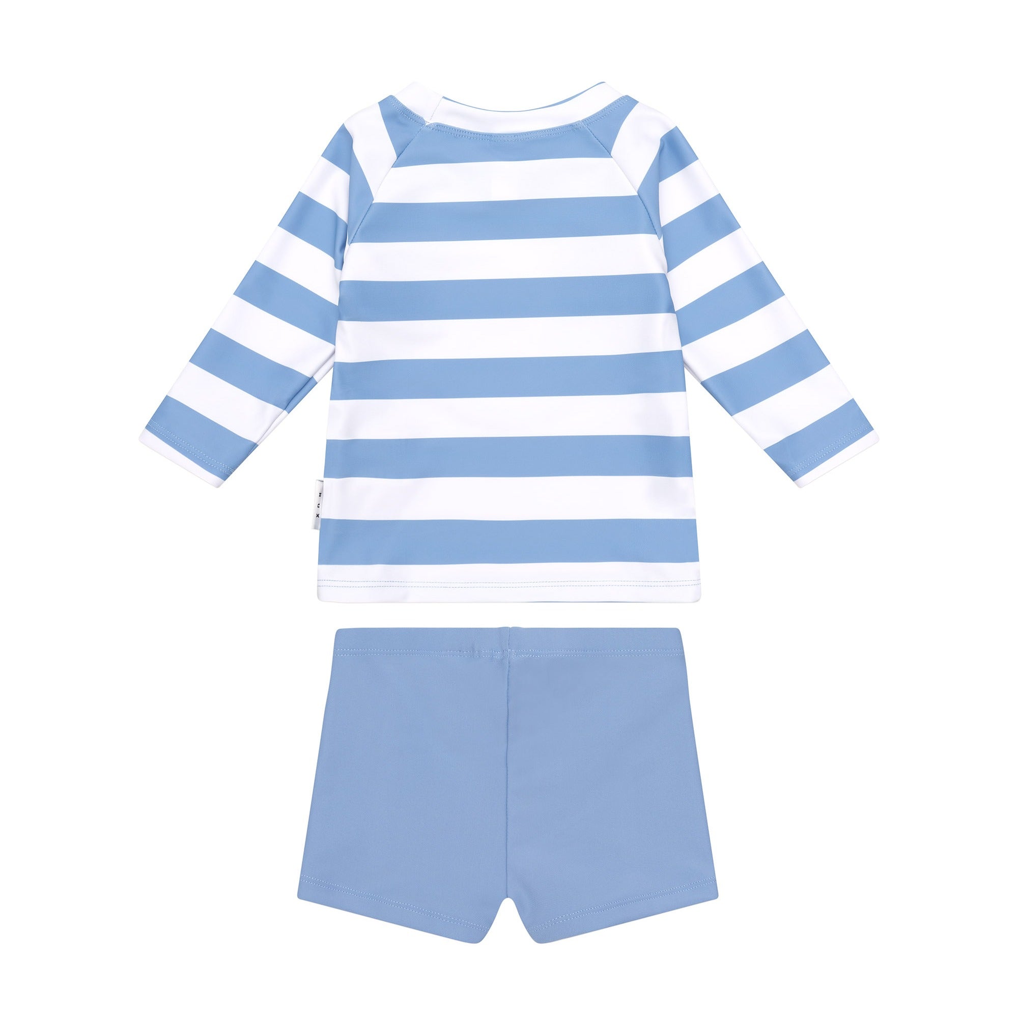 Huxbear Stripe Swim Set - Cornflower