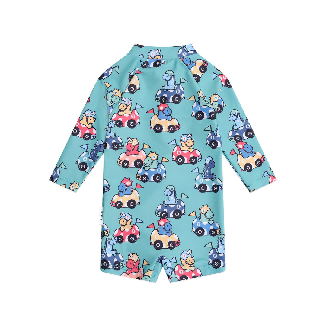 Huxbaby Racer Dino Swimsuit Shortie