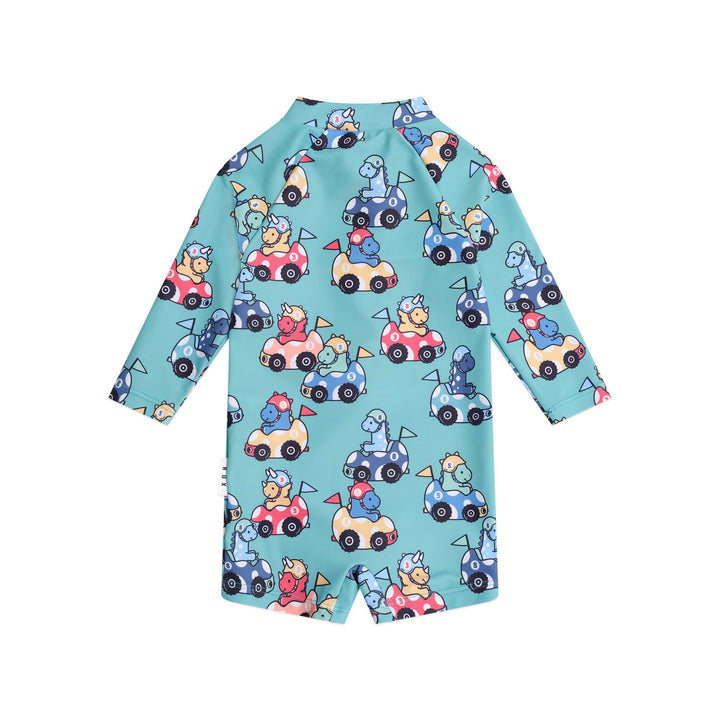 Huxbaby Racer Dino Swimsuit Shortie