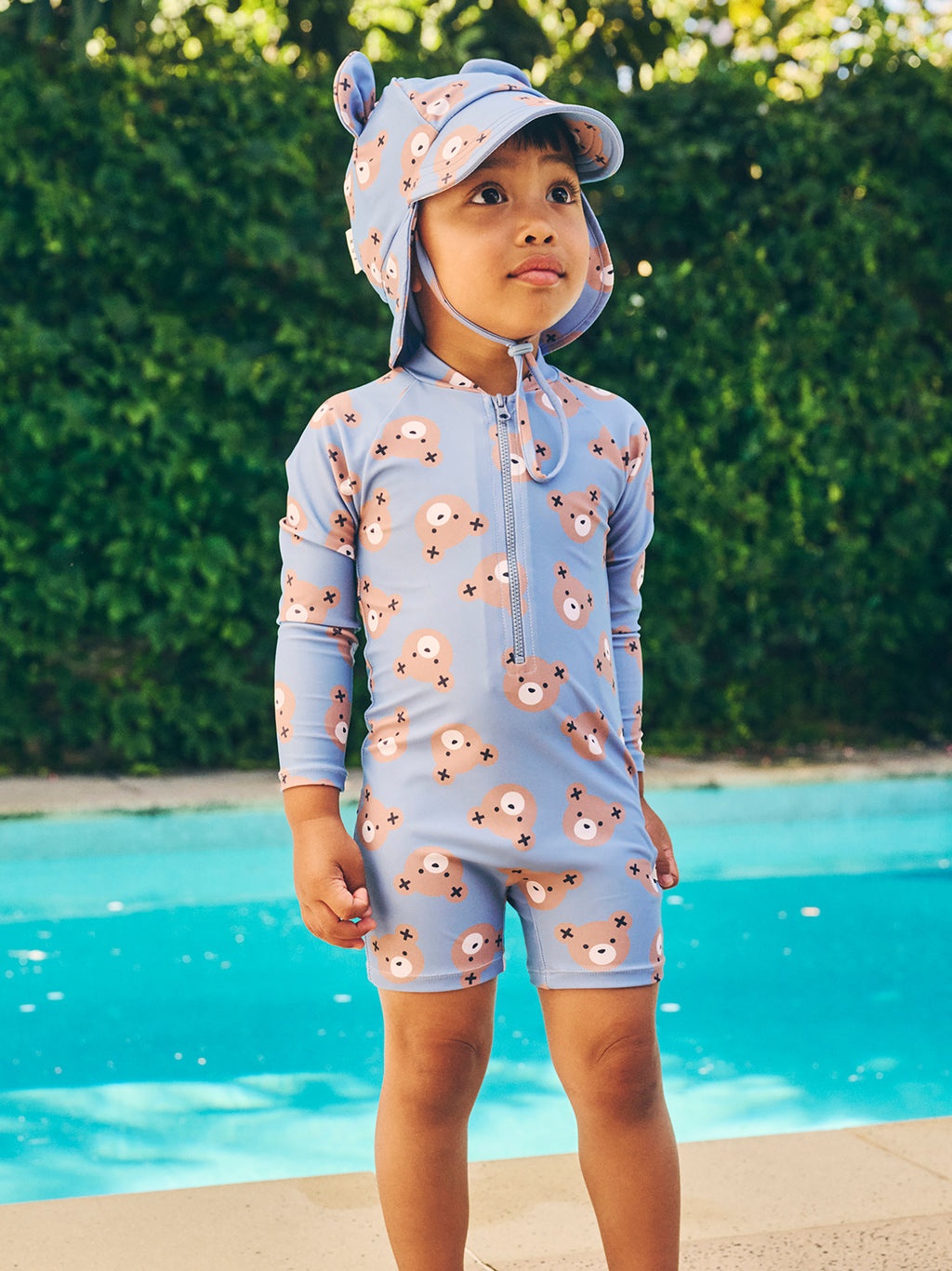 Huxbear Swim Shortie - Cornflower