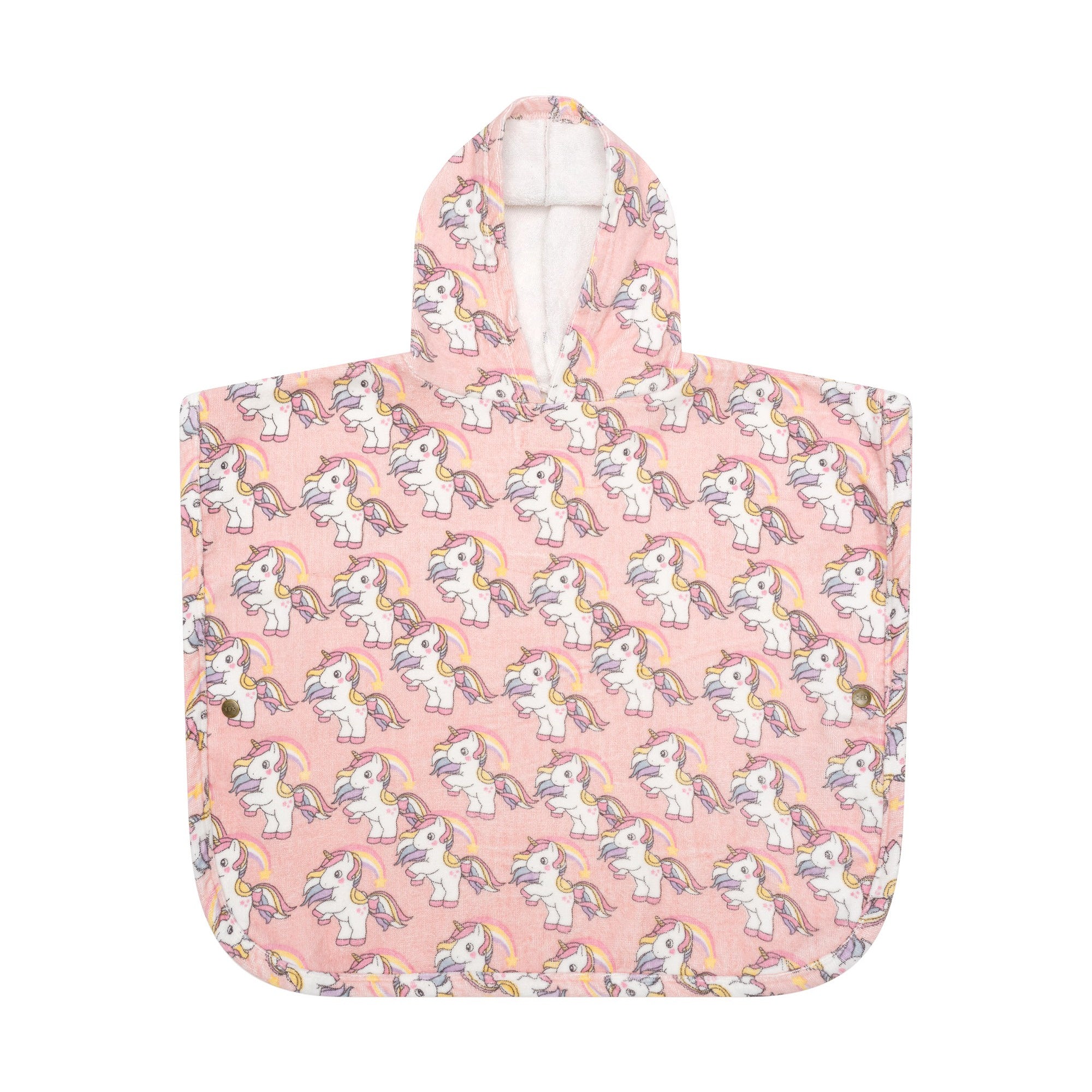 Huxbaby Rainbow Unicorn Swim Poncho - Candy