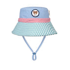 Spliced Stripe Swim Hat