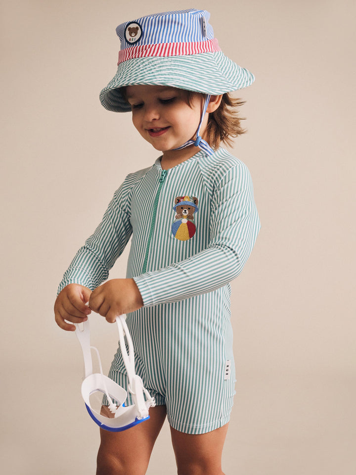 Huxbaby Spliced Stripe Swim Hat