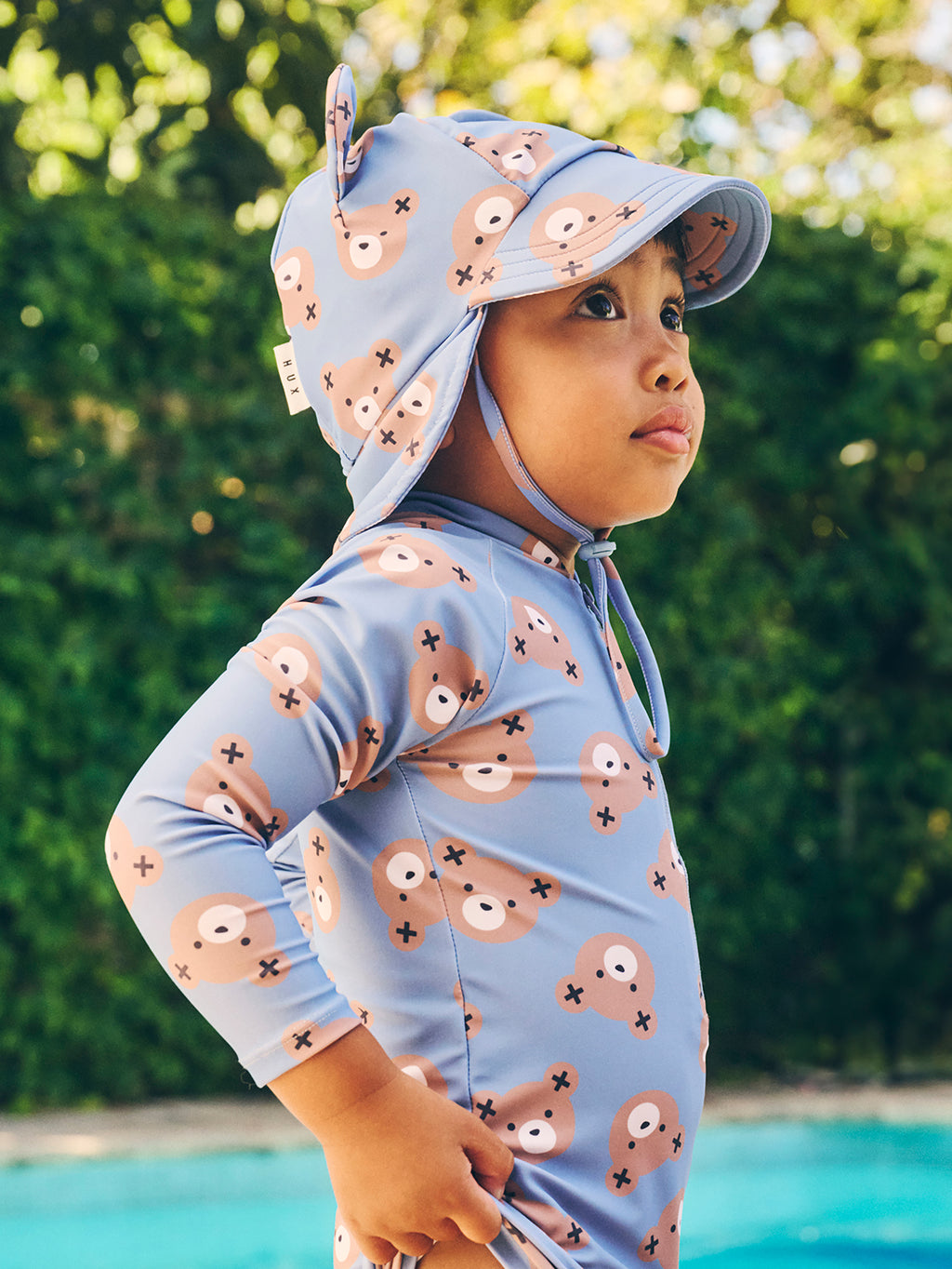 Huxbear Swim Hat - Cornflower