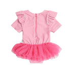 Ballerina Swimsuit Cherry Pie Stripe