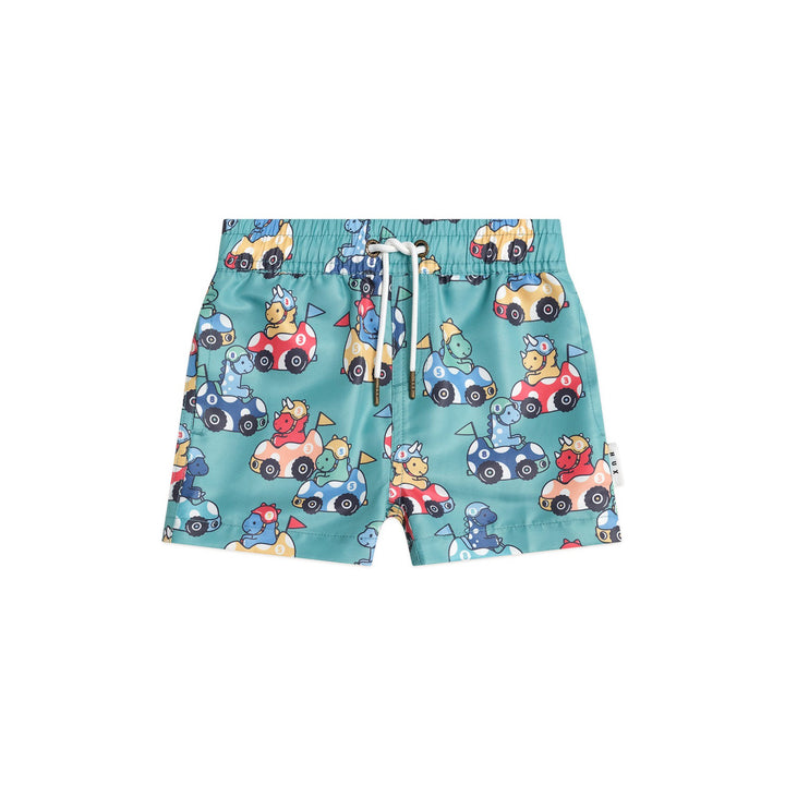 Huxbaby Racer Dino Swim Shorts