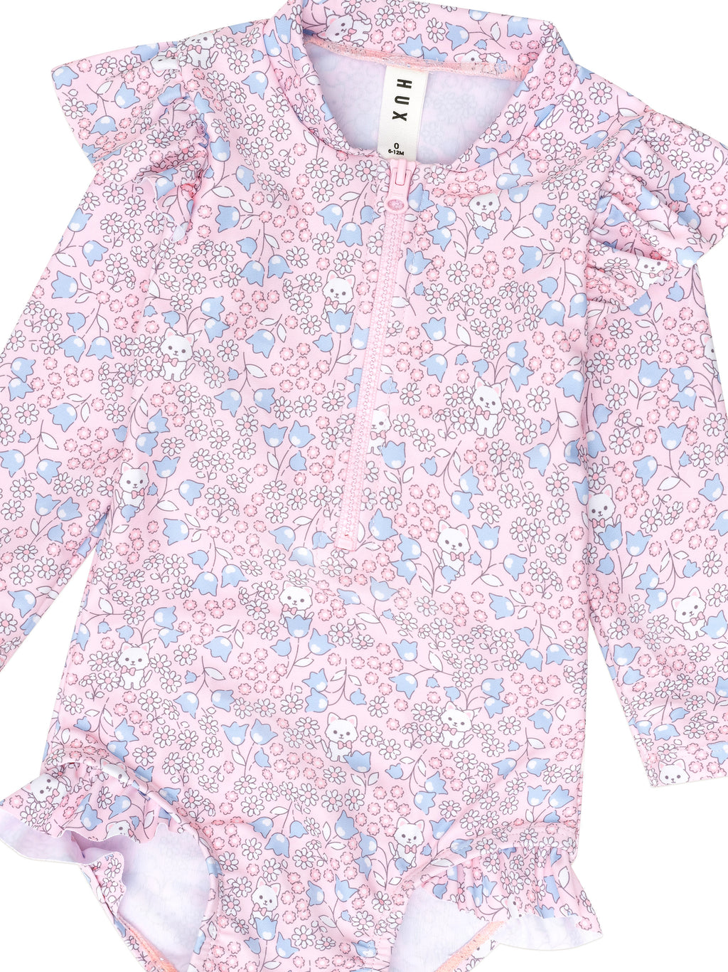 Bluebell Floral Zip Swimsuit