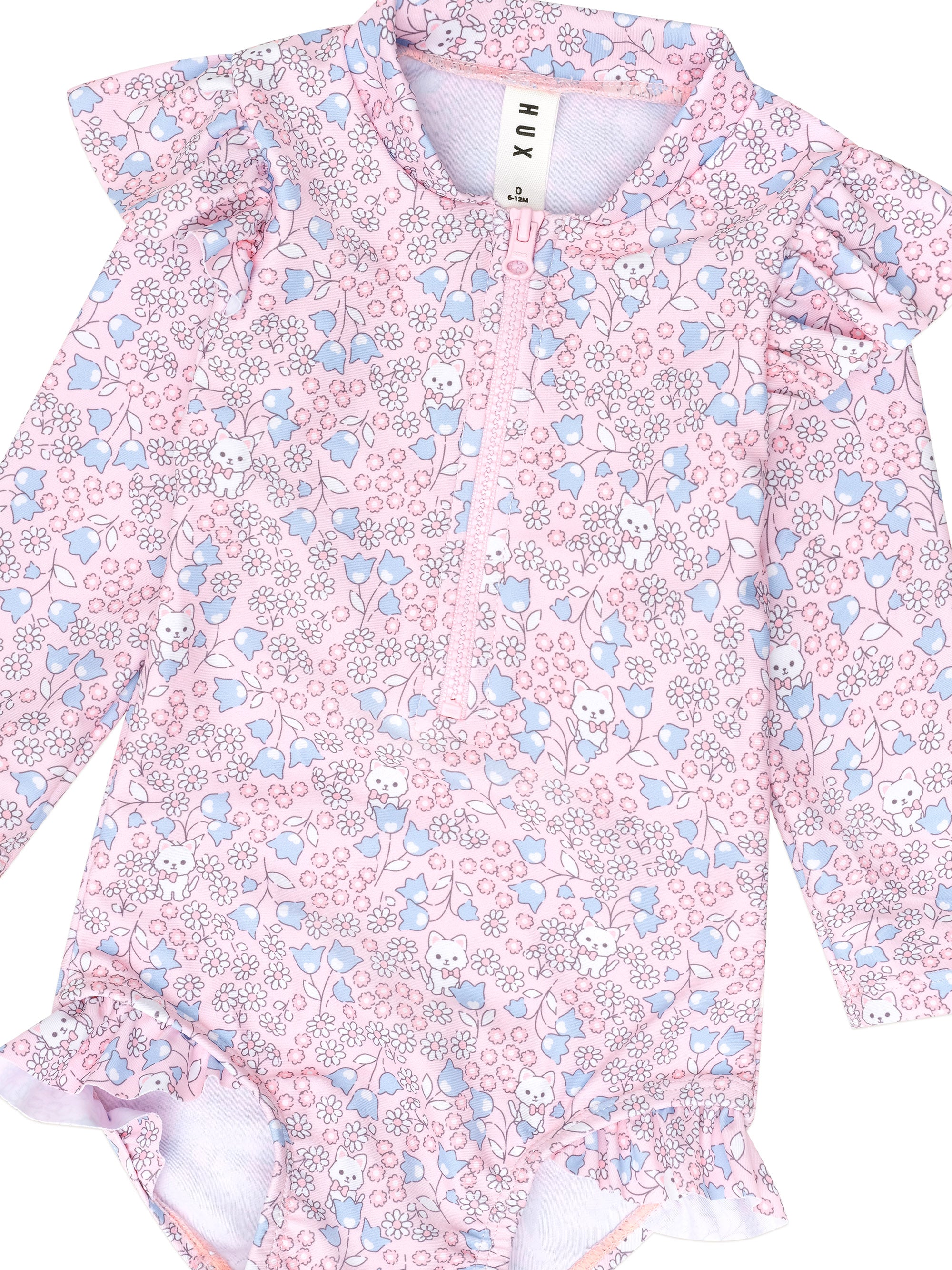 Bluebell Floral Zip Swimsuit