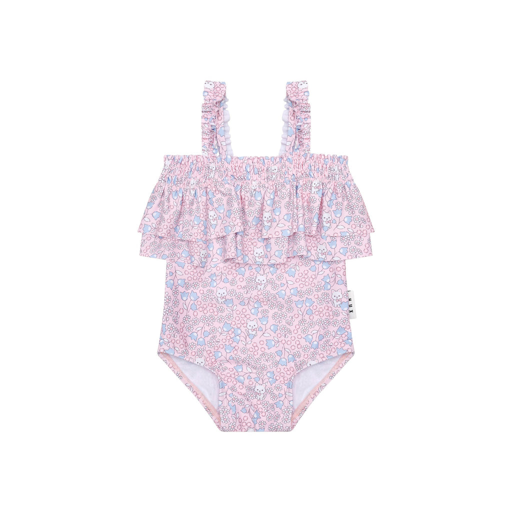 Bluebell Floral Frill Swimsuit