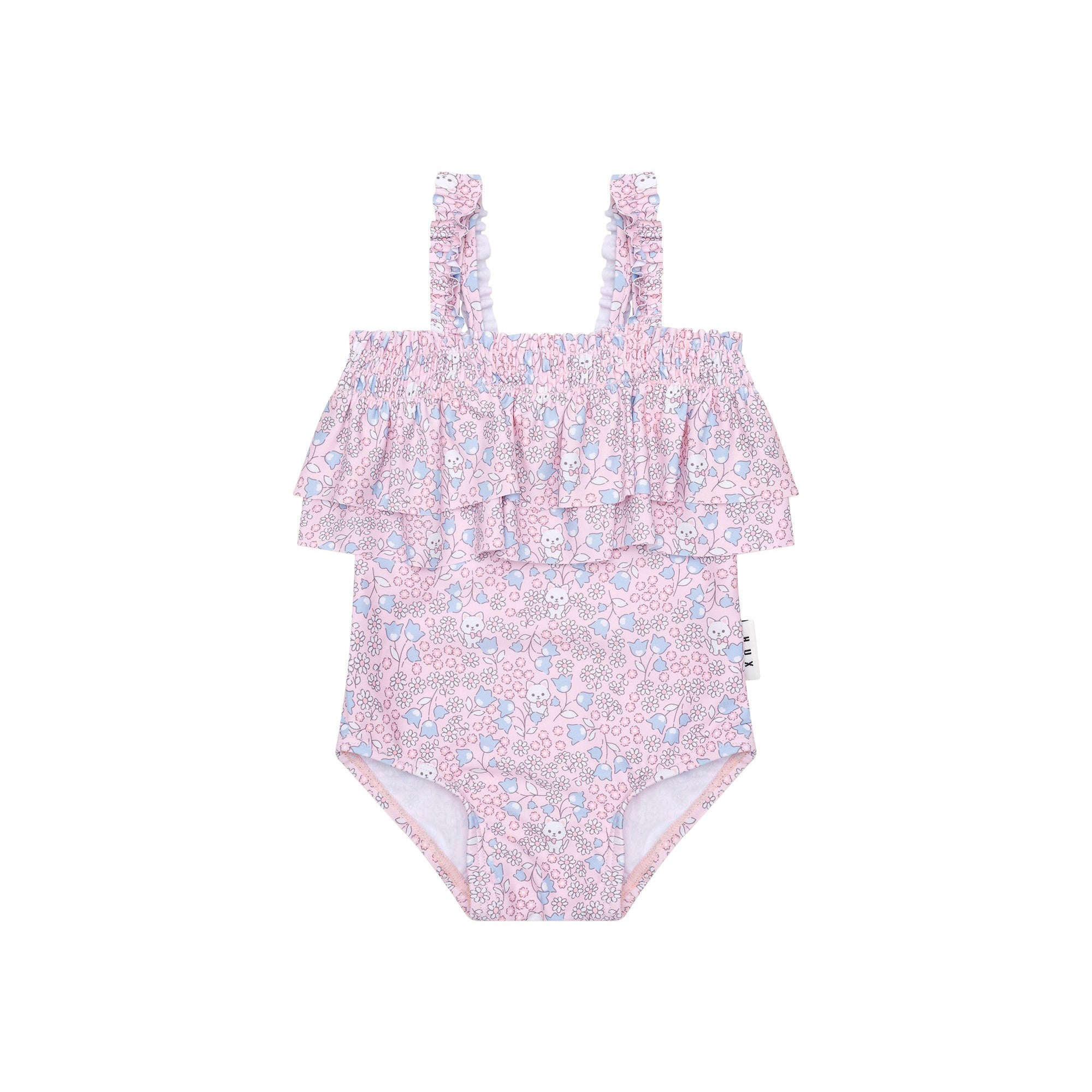 Bluebell Floral Frill Swimsuit