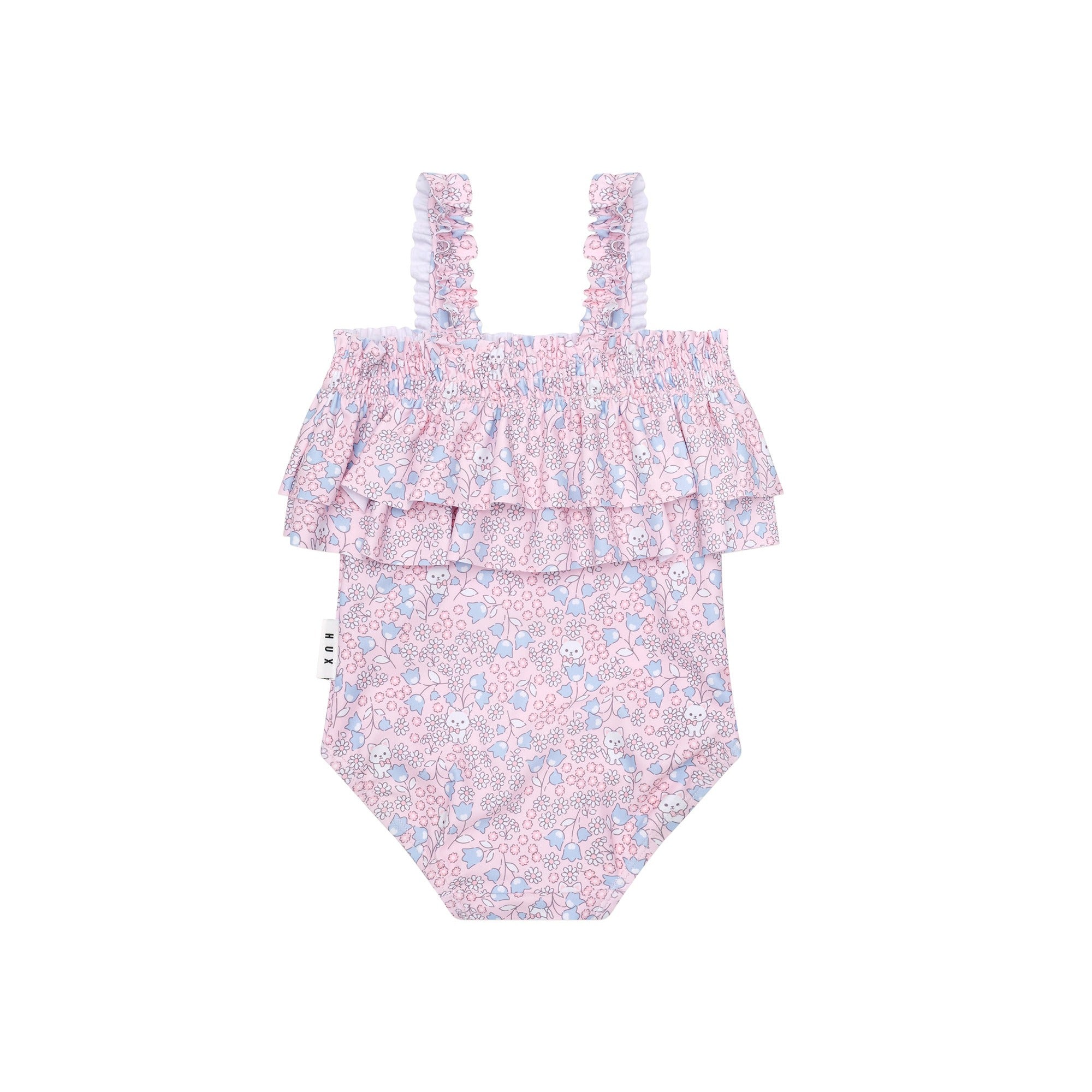 Bluebell Floral Frill Swimsuit