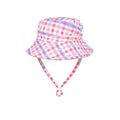 Rainbow Check Swim Hat
