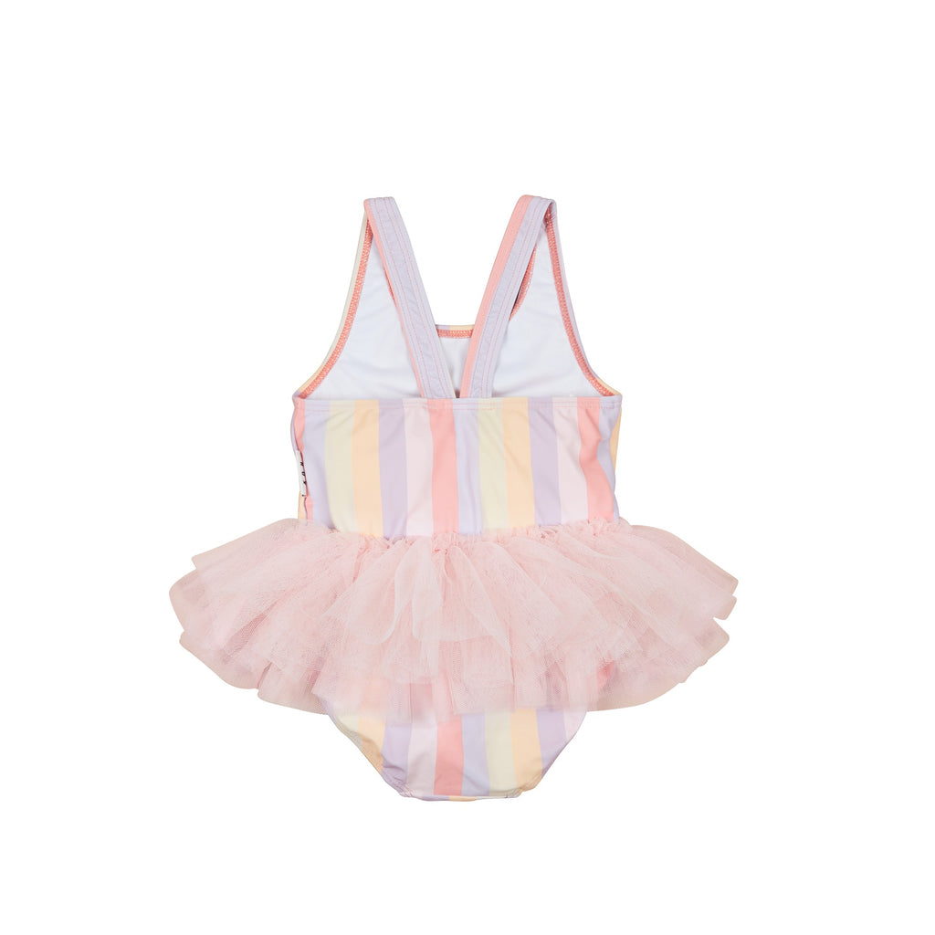 Huxbaby Sunset Stripe Ballet Swimsuit - Multi