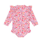 Vintage Floral Frill Swimsuit