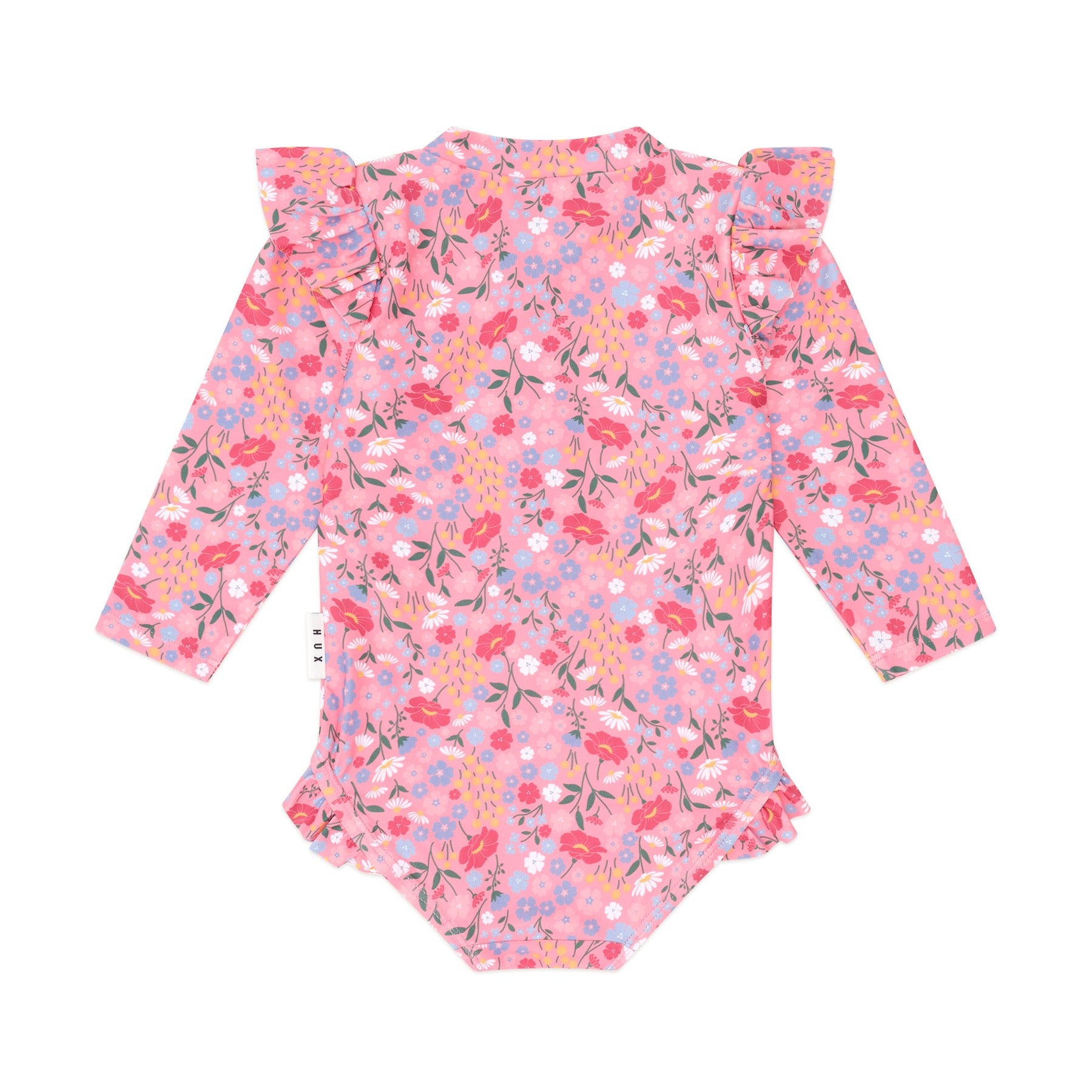Vintage Floral Frill Swimsuit