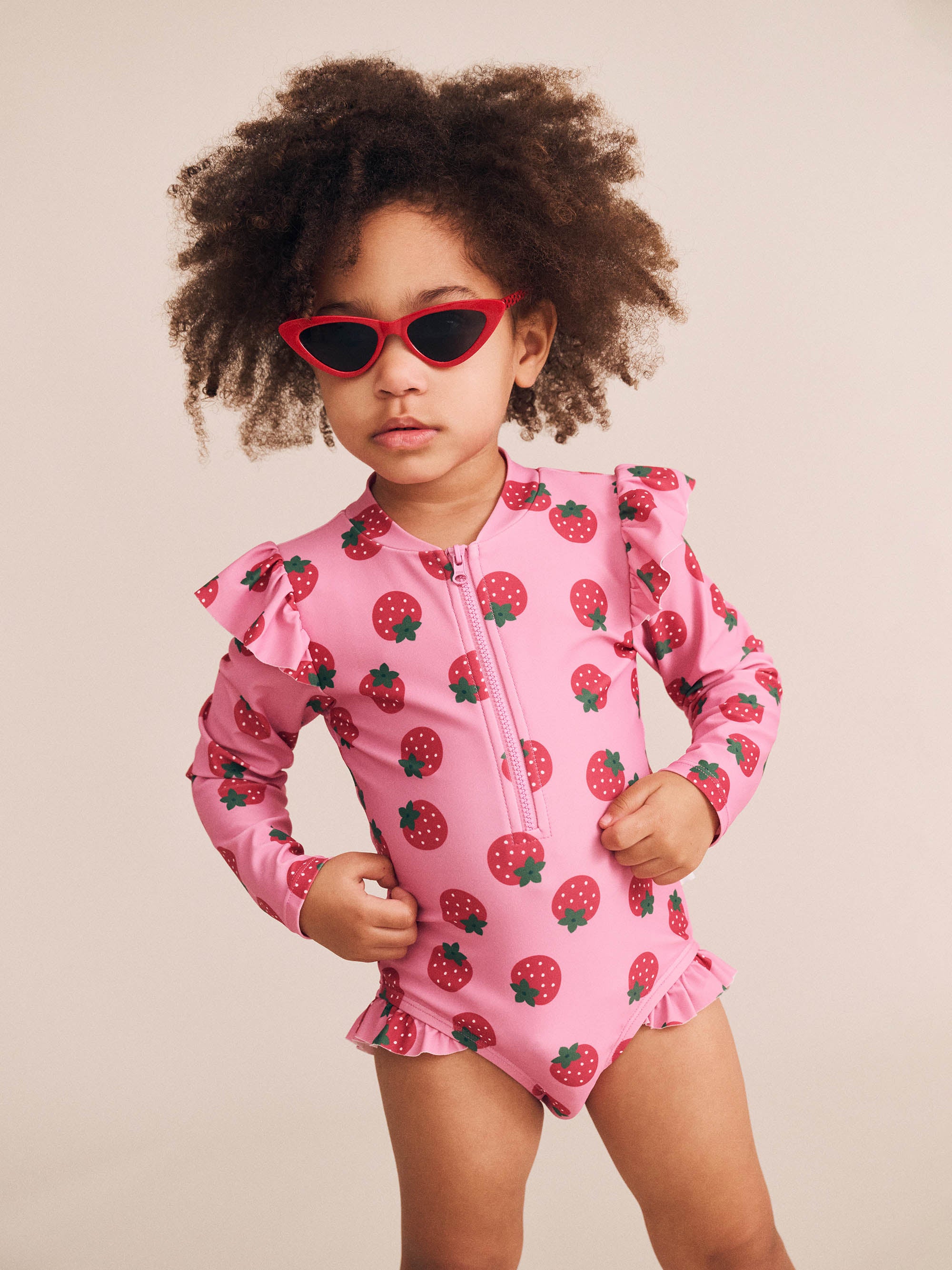 Strawberry Fields Forever Frill Swimsuit